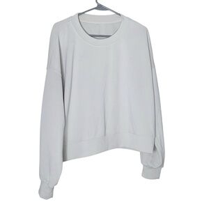 lululemon light ivory colored Sweatshirt. Size 12